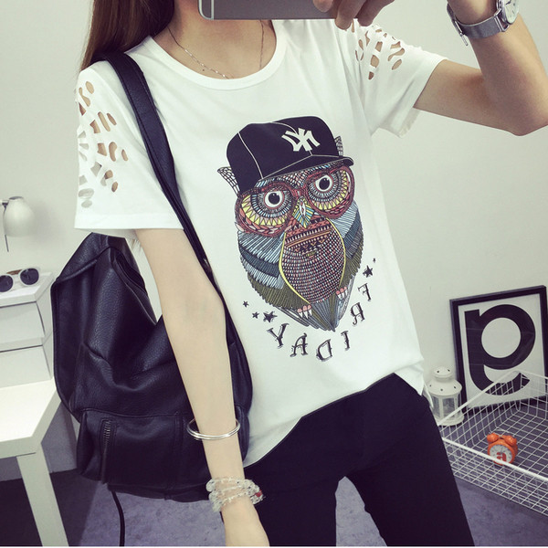 Alkalmi női póló rátéttel, két színben