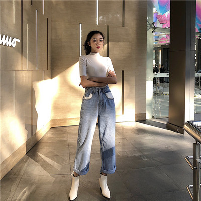 Női farmer retro stílusú új modell