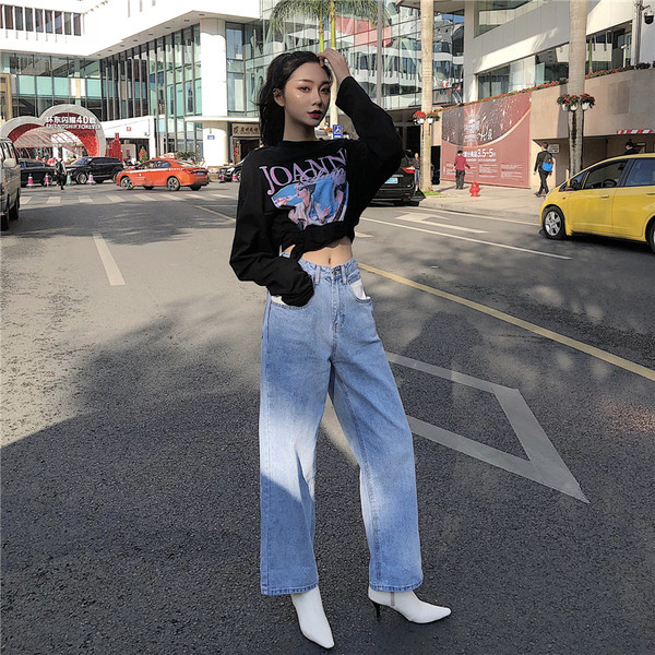 Női farmer retro stílusú új modell