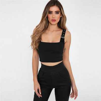 Καθημερινό γυναικείο αμάνικο σε δύο χρώματα