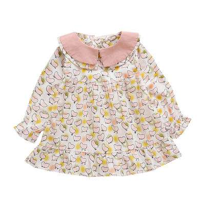 Modern gyerek blúz lányoknak vágott modell