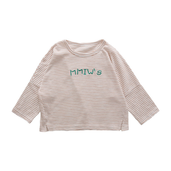 Gyermek csíkos blúz fiúknak és lányoknak két színben