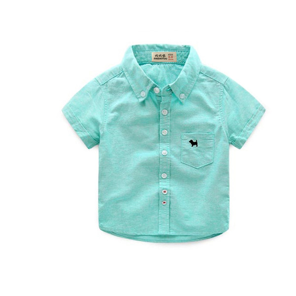 Cămașă casual pentru copii în mai multe culori cu broderie