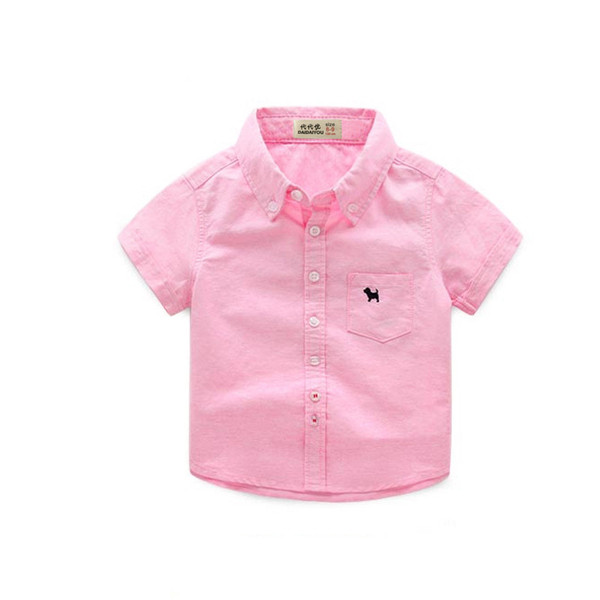 Cămașă casual pentru copii în mai multe culori cu broderie