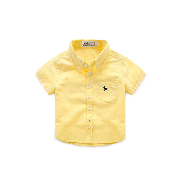 Cămașă casual pentru copii în mai multe culori cu broderie