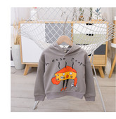 Gyerek blúz fiúknak kapucnival és rátéttel, három színben