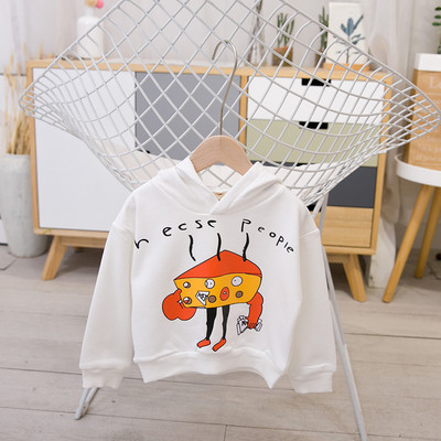 Gyerek blúz fiúknak kapucnival és rátéttel, három színben