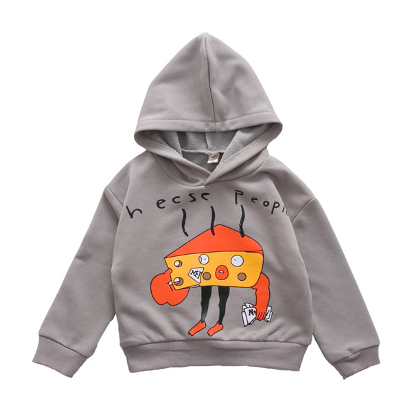 Gyerek blúz fiúknak kapucnival és rátéttel, három színben