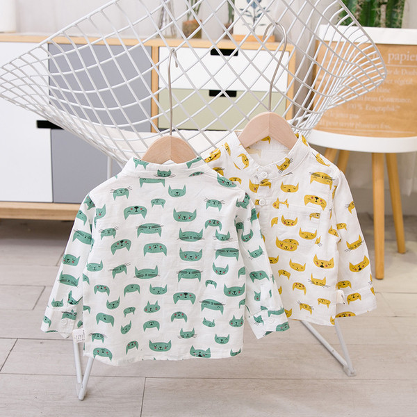 Παιδικό πουκάμισο για αγόρια με μακριά μανίκια σε δύο χρώματα