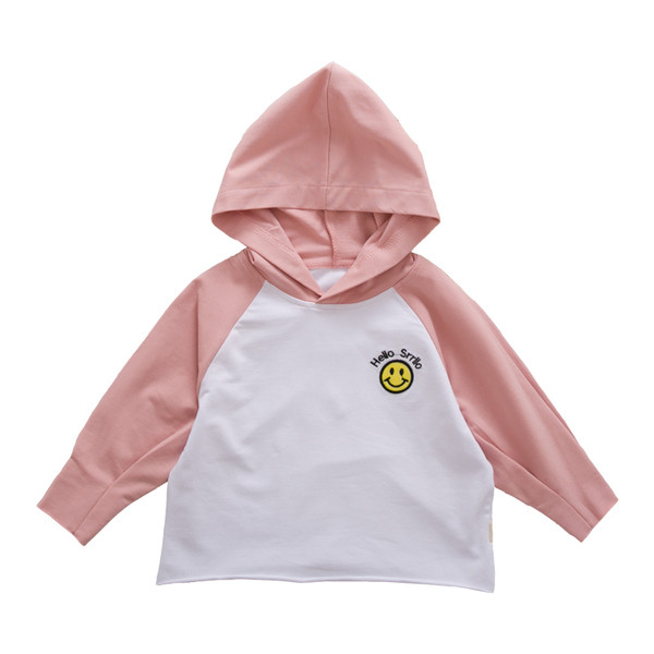 Gyerek blúz fiúknak és lányoknak kapucnival és rátéttel - három színben