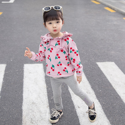 Παιδικί  μπλούζα για κορίτσια σε ροζ χρώμα με floral μοτίβα