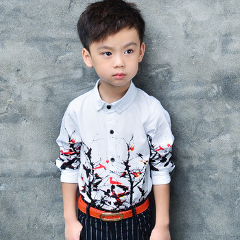 Κομψό παιδικό πουκάμισο για αγόρια σε δύο χρώματα