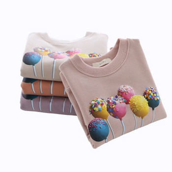 Детска блуза за момичета в различни цветове с апликация