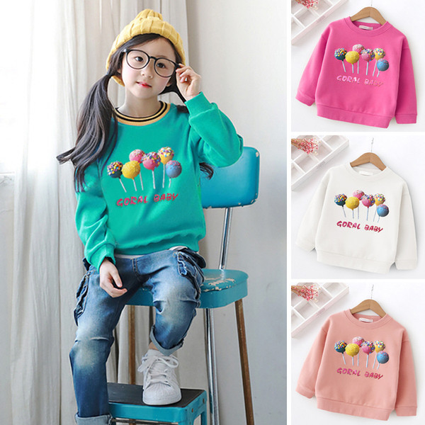 Gyerek blúz lányoknak különböző színekben, rátéttel