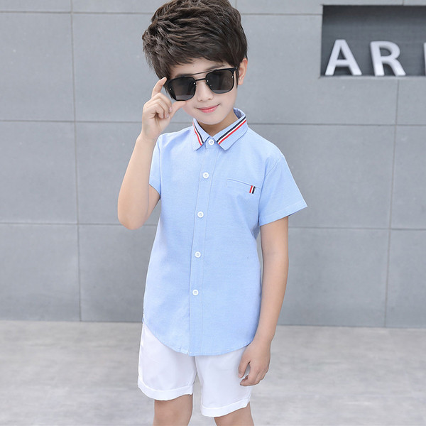 Modern gyereking rövid ujjú, dekoratív zsebbel