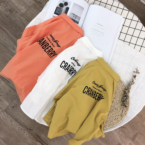 Modern gyerek ing fiúknak három színben felirattal