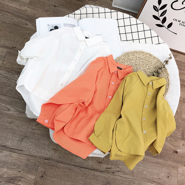 Modern gyerek ing fiúknak három színben felirattal