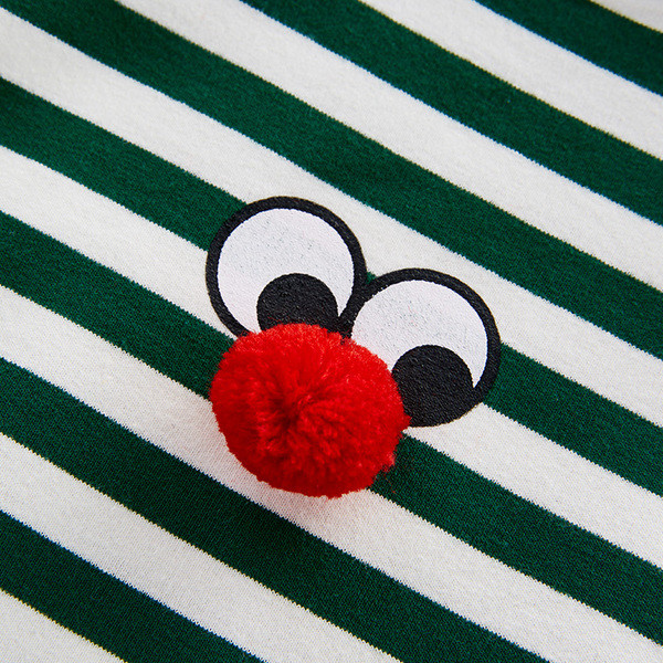 Gyermek csíkos blúz fiúknak két színben 3D elemmel