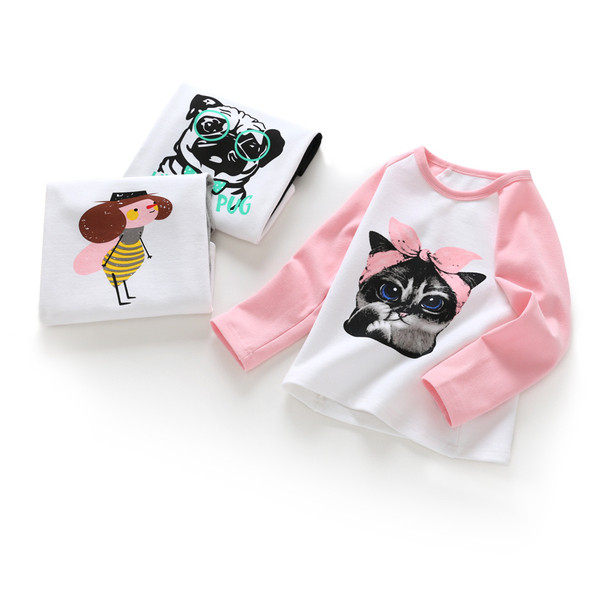 Μοντέρνα παιδική μπλούζα σε τρία χρώματα O-neckline