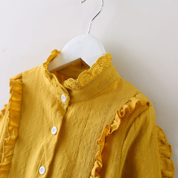 Gyermek ingek lányoknak csipkével, három színben