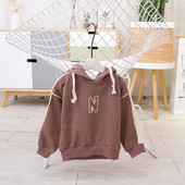 Lezser gyerek blúz fiúknak kapucnival két színben