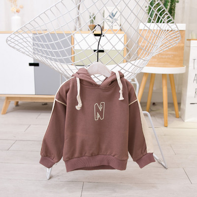 Lezser gyerek blúz fiúknak kapucnival két színben