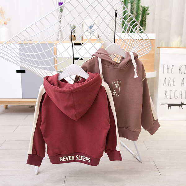 Lezser gyerek blúz fiúknak kapucnival két színben