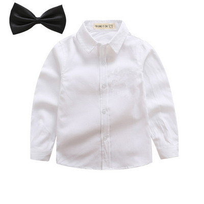 Modern, fehér színű gyereking csokornyakkendővel