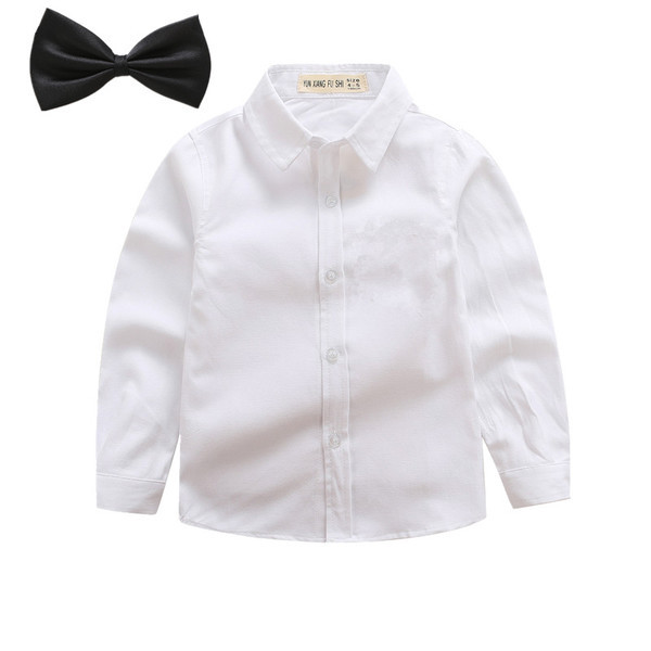 Modern, fehér színű gyereking csokornyakkendővel