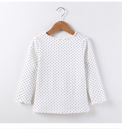 Gyermek blúz lányoknak három színben, rátéttel