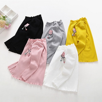 Παιδική μπλούζα για κορίτσια για την ανοιξη σε διάφορα χρώματα με τρισδιάστατο στοιχείο