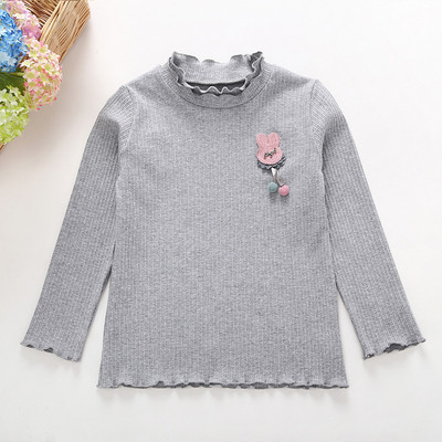 Tavaszi gyerekblúz lányoknak több színben 3D elemmel
