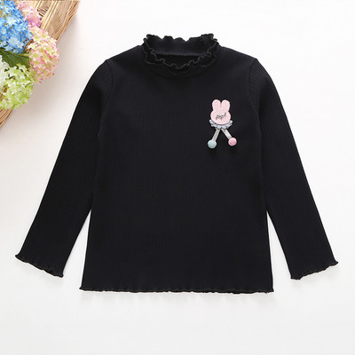 Tavaszi gyerekblúz lányoknak több színben 3D elemmel