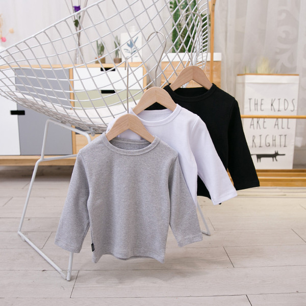 Gyerek blúz fiúknak és lányoknak, hosszú ujjal több színben