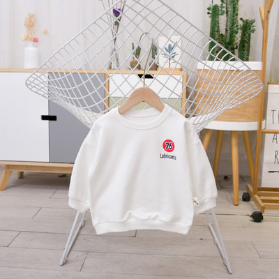 Alkalmi gyerek blúz fiúknak kék és fehér felirattal