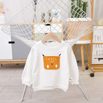 Gyerek blúz fiúknak fehér és zöld színben emblémával