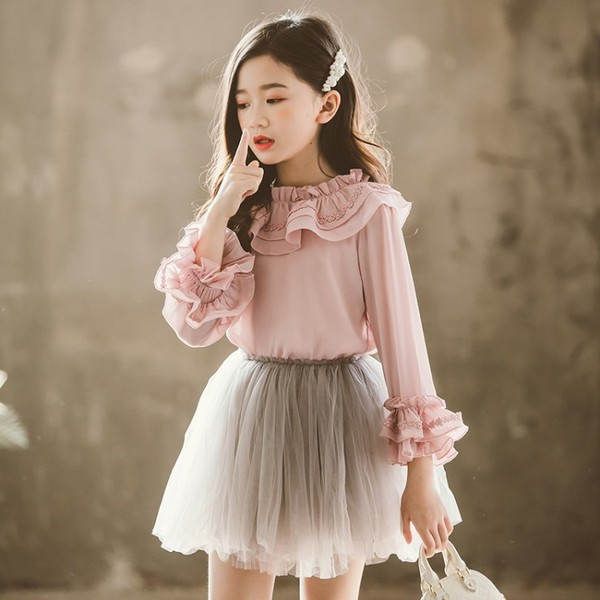 Gyereking lányoknak fehér és rózsaszín színben