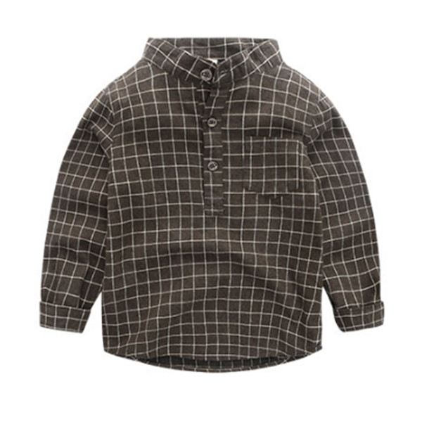 Modern, kockás gyereking zsebbel, két színben