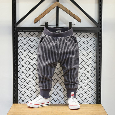 Modern csíkos gyereknadrág három színben