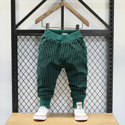 Modern csíkos gyereknadrág három színben