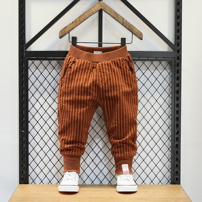 Modern csíkos gyereknadrág három színben