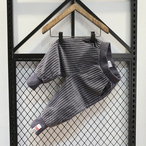 Modern csíkos gyereknadrág három színben