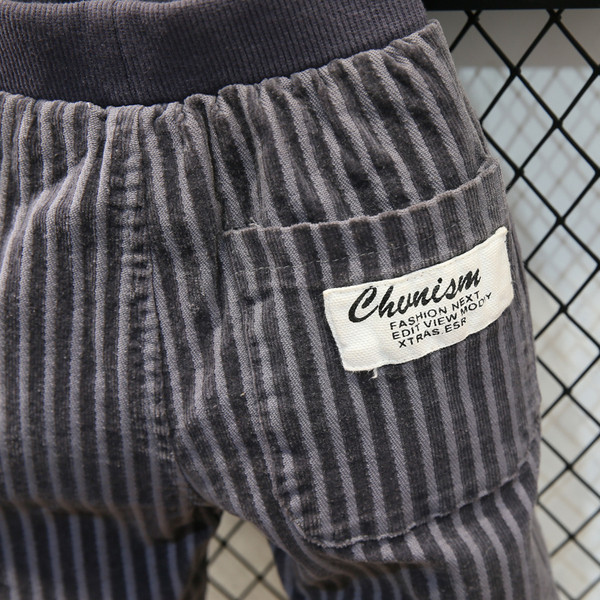 Modern csíkos gyereknadrág három színben