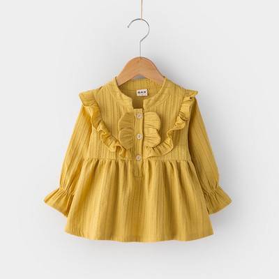 Gyermek ing lányoknak három színben hímzéssel