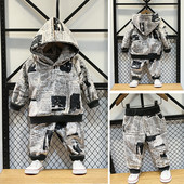 Lezser gyerek tréningruha fiúknak kapucnival