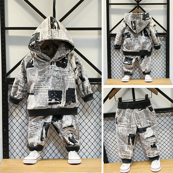 Lezser gyerek tréningruha fiúknak kapucnival