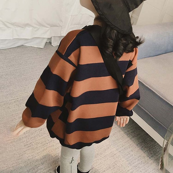 Lezser gyerek blúz lányoknak széles modell két színben