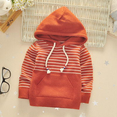 Lezser gyerek csíkos blúz kapucnival két színben