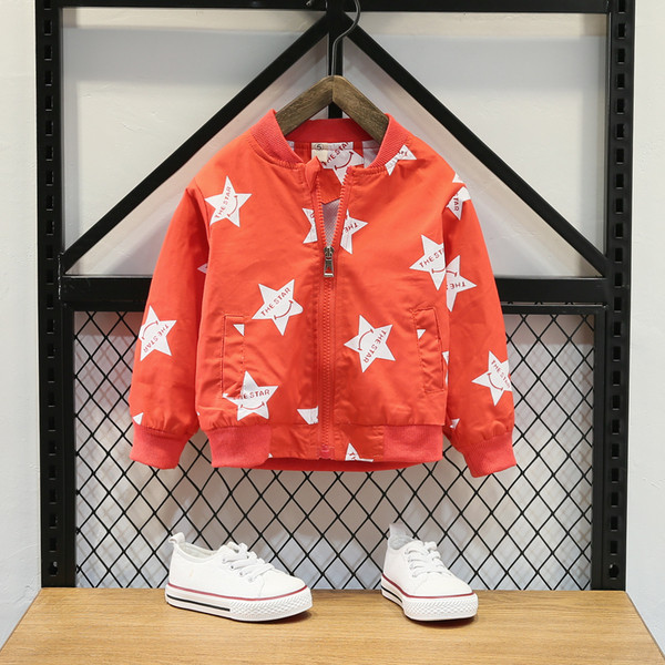 Modern gyermekkabát rátéttel három színben