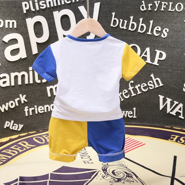 Modern gyerek szett rövid ujjú rátéttel